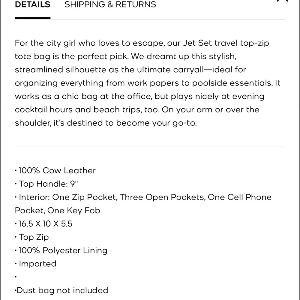 Michael Kors Brown Leather Tote - Picture 6 of 6